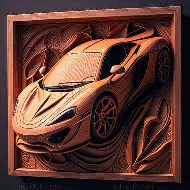 3D мадэль McLaren MP4 12C (STL)